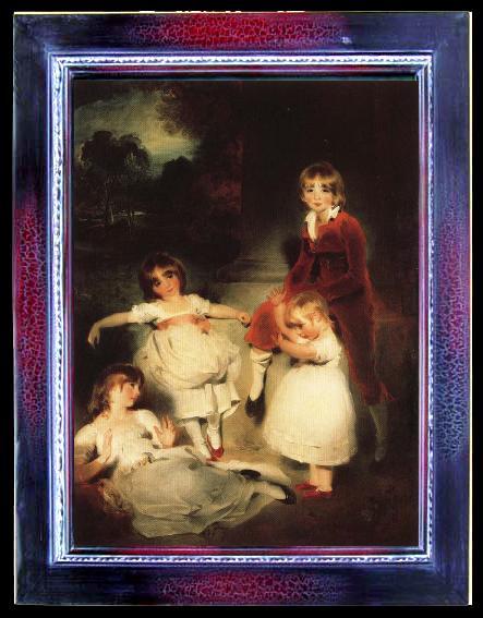 framed  Sir Thomas Lawrence The Children of Ayscoghe Boucherett, Ta047